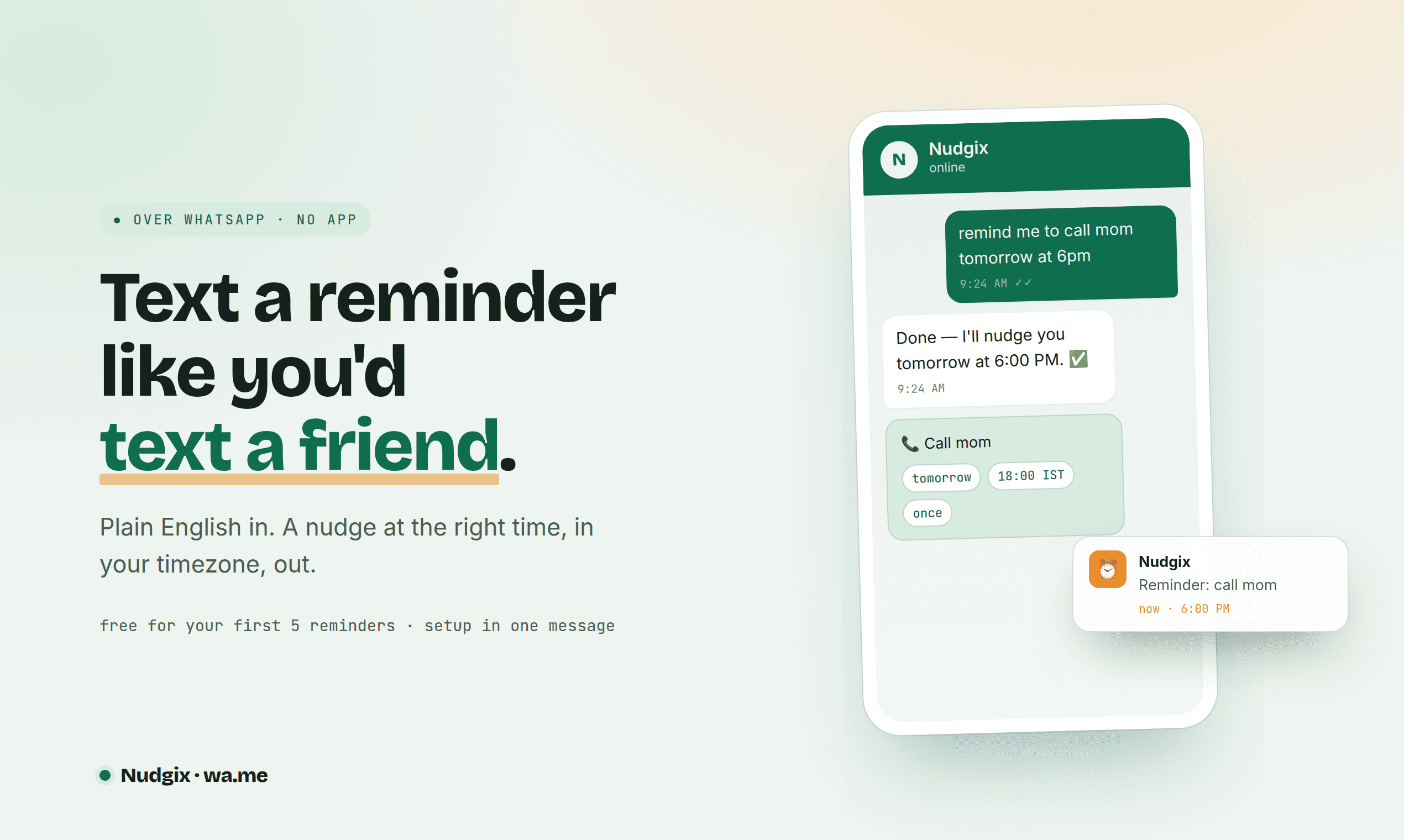 Nudgix Reminders