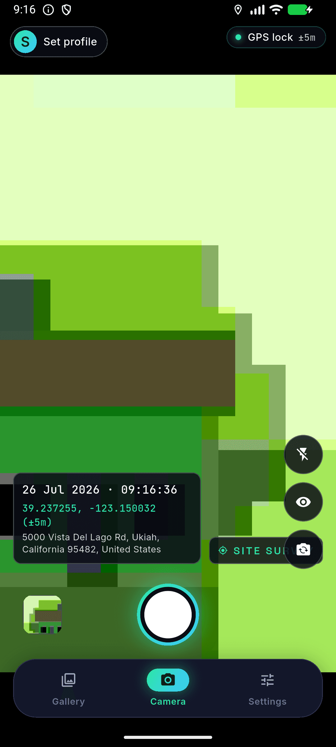 Site Survey Camera App